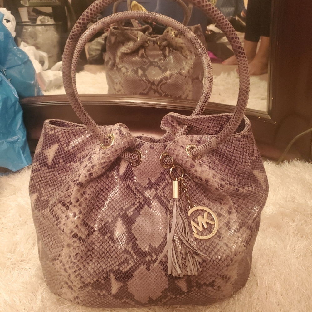 Mk Python Tote (Bag Only) **Carried Once - image 1